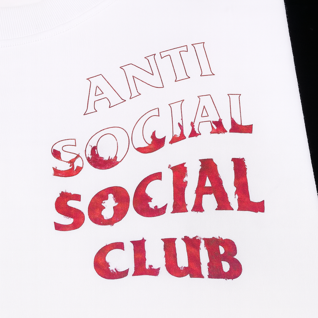 Anti Social Social Club – Fuego Rojo (Negra / Blanca) 🔥 Edición Especial con Estilo Ígneo