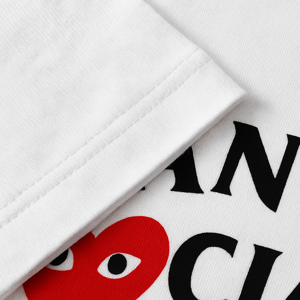 Anti Social Social Club × Comme des Garçons PLAY – Edición Especial (White/Black)