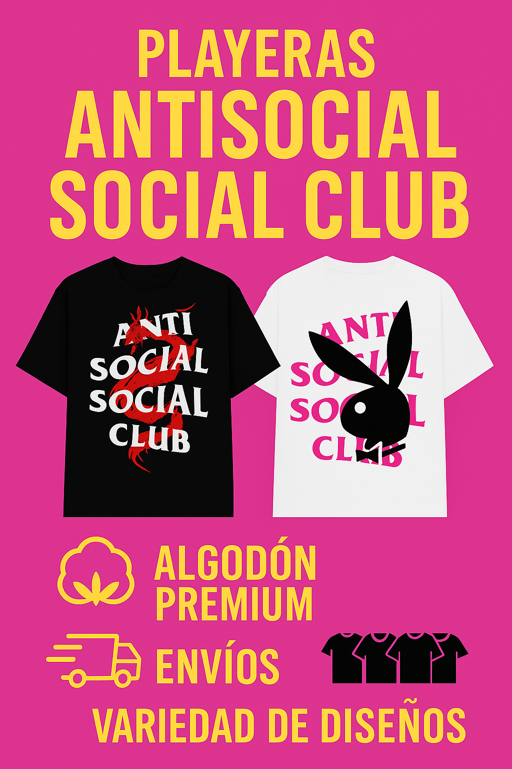 🕷️ Anti Social Social Club - Araña (Edición Limitada)