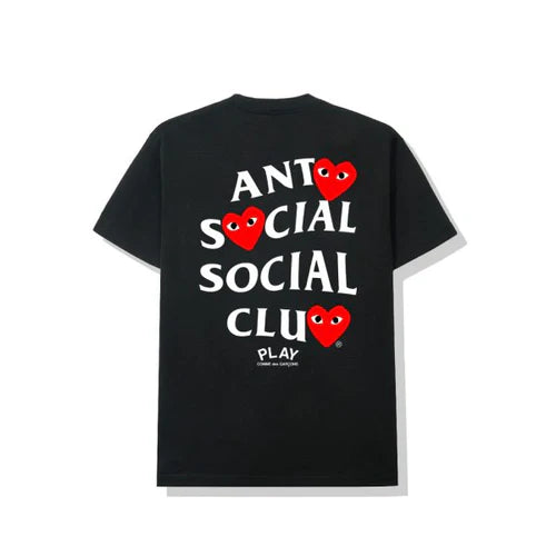 Anti Social Social Club × Comme des Garçons PLAY – Edición Especial (White/Black)