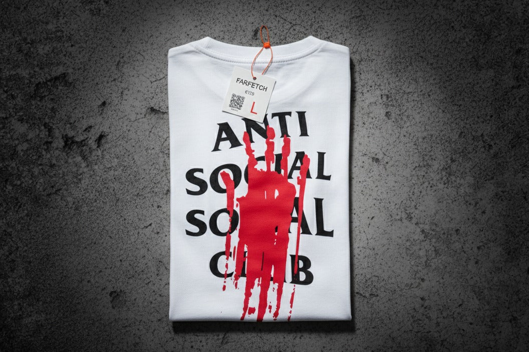 Anti Social Social Club – Sangre Rebelde (Negra/Blanca) ✋🩸