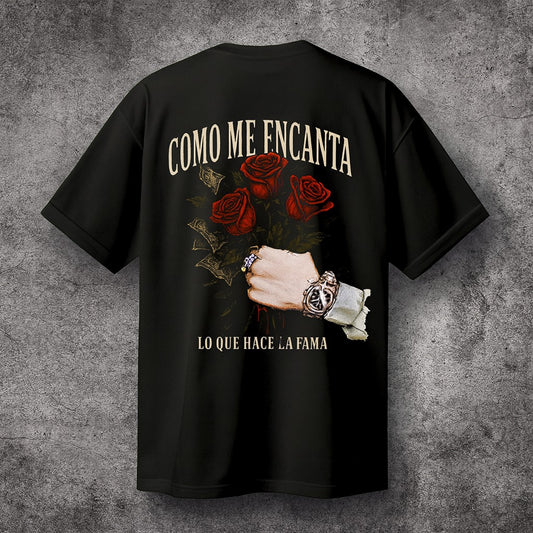 Playera Tito Doble P – “Como Me Encanta” (Edición Premium) 🌹💵