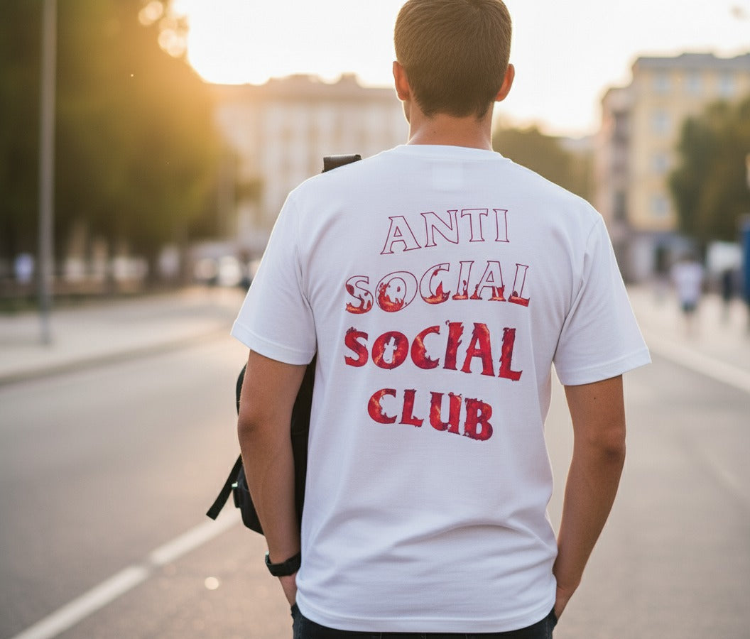 Anti Social Social Club – Fuego Rojo (Negra / Blanca) 🔥 Edición Especial con Estilo Ígneo