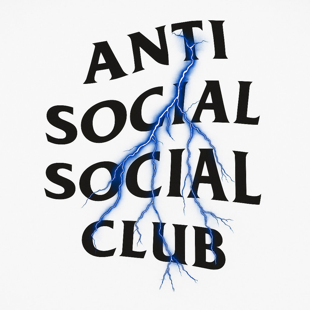 ⚡Anti Social Social Club – Lightning Edition (Negra y Blanca)