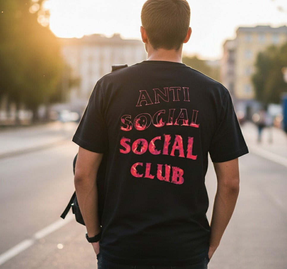 Anti Social Social Club – Fuego Rojo (Negra / Blanca) 🔥 Edición Especial con Estilo Ígneo