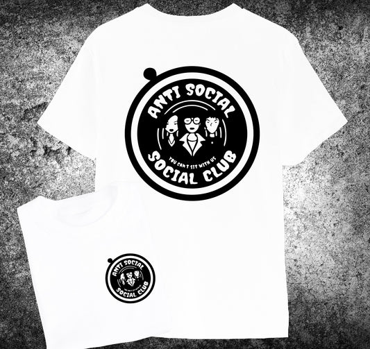 🧠 Anti Social Social Club – Anti Caricatura (You Can’t Sit With Us) 🎭 Edición Limitada | Disponible en Blanco