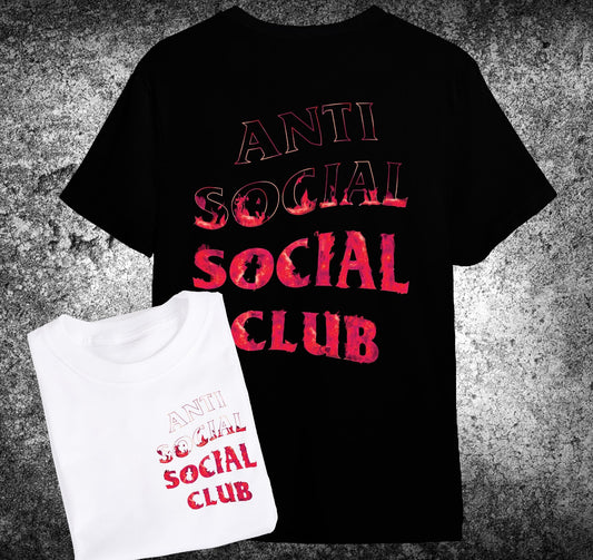 Anti Social Social Club – Fuego Rojo (Negra / Blanca) 🔥 Edición Especial con Estilo Ígneo