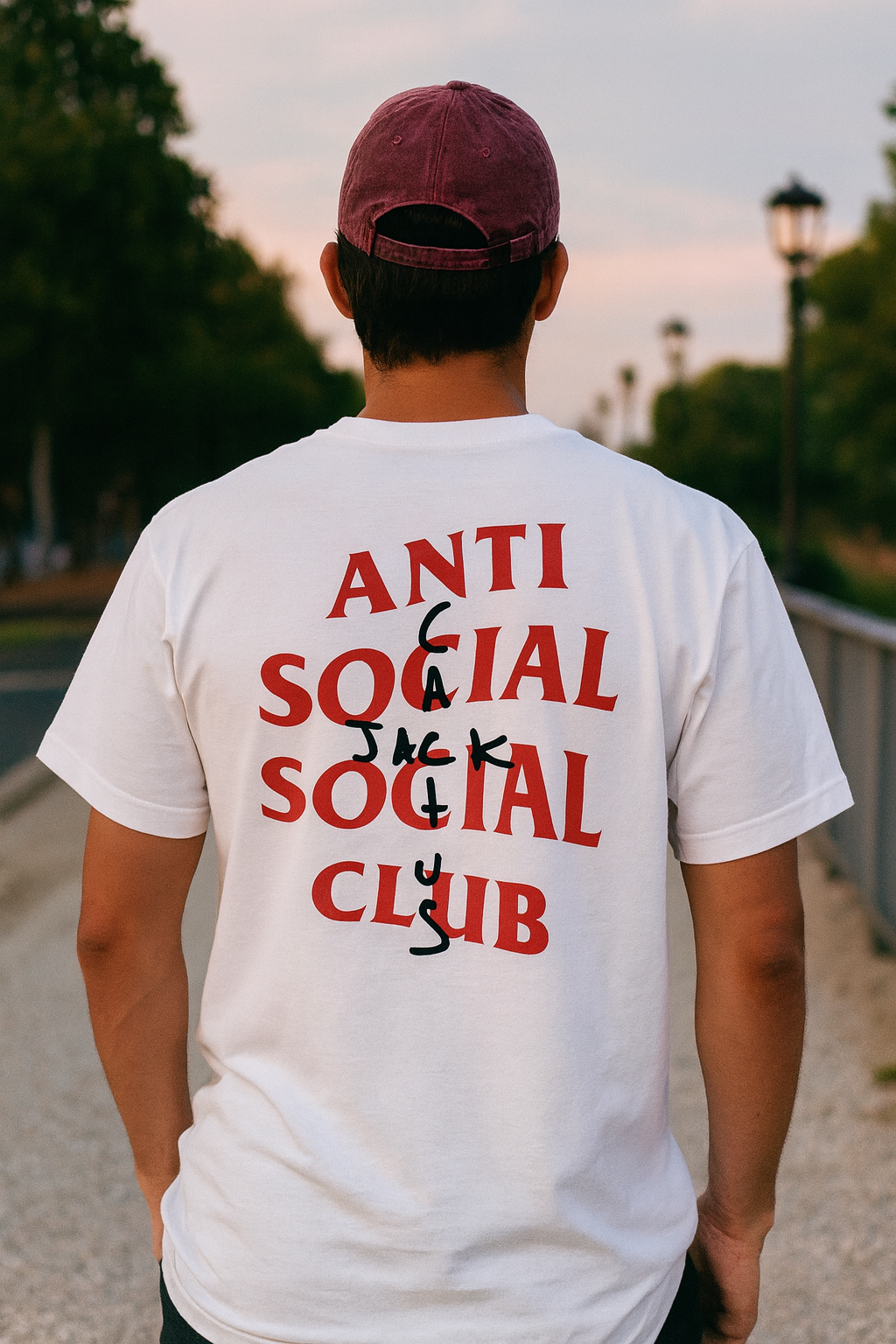 🌵Anti Social Social Club x Cactus Jack – Playera Edición Especial
