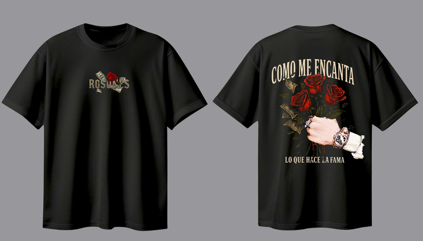 Playera Tito Doble P – “Como Me Encanta” (Edición Premium) 🌹💵