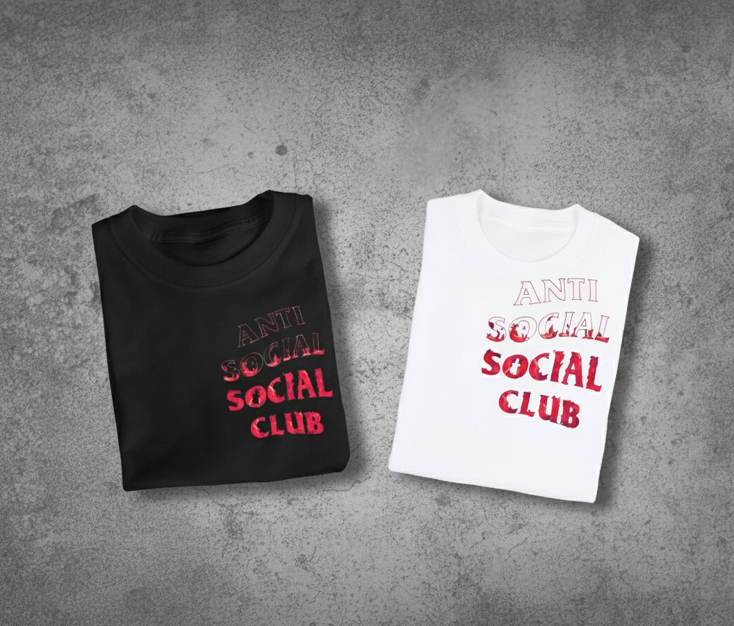 Anti Social Social Club – Fuego Rojo (Negra / Blanca) 🔥 Edición Especial con Estilo Ígneo